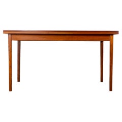 Danish Mid-Century Modern Teak Draw Leaf Dining Table by Kai Winding