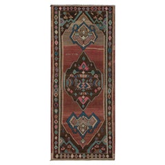 Afghanischer Stammeskunst-Kelim-Teppich im Vintage-Stil, mit geometrischen Mustern, von Rug & Kilim
