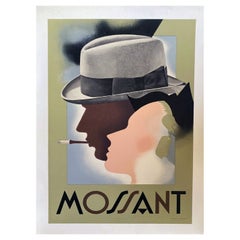 1938 Mossant Original Vintage Poster