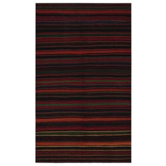 Used Afghan Tribal Kilim Rug with Colorful Stripes, from Rug & Kilim 
