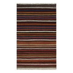 Vintage Afghan Tribal Kilim Rug with Colorful Stripes, from Rug & Kilim 