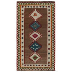 Afghanischer Vintage-Kelim-Teppich aus Stammeskunst, Vintage, mit geometrischen Mustern, von Rug & Kilim