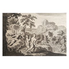 Original Antique Print after Jan Luyken, Amsterdam, Genesis III, 1724