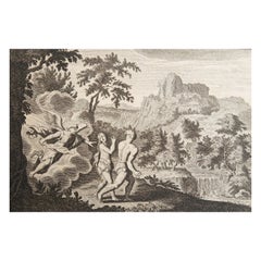 Antiker Druck nach Jan Luyken, Amsterdam, Genesis III., 1724