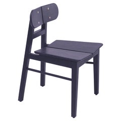 Butterfly Charcoal Black Dining Chair by Esvee Atelier