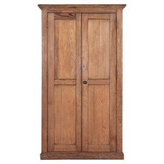 Used 19th C English Pine Larder Cupboard