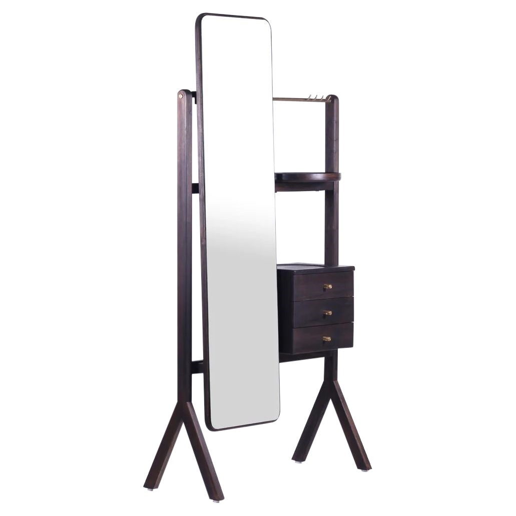 Cleopatra Charcoal Black Dressing Unit by Esvee Atelier en vente