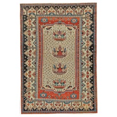 Antique Early 20th Century Persian Malayer Handmade Rug