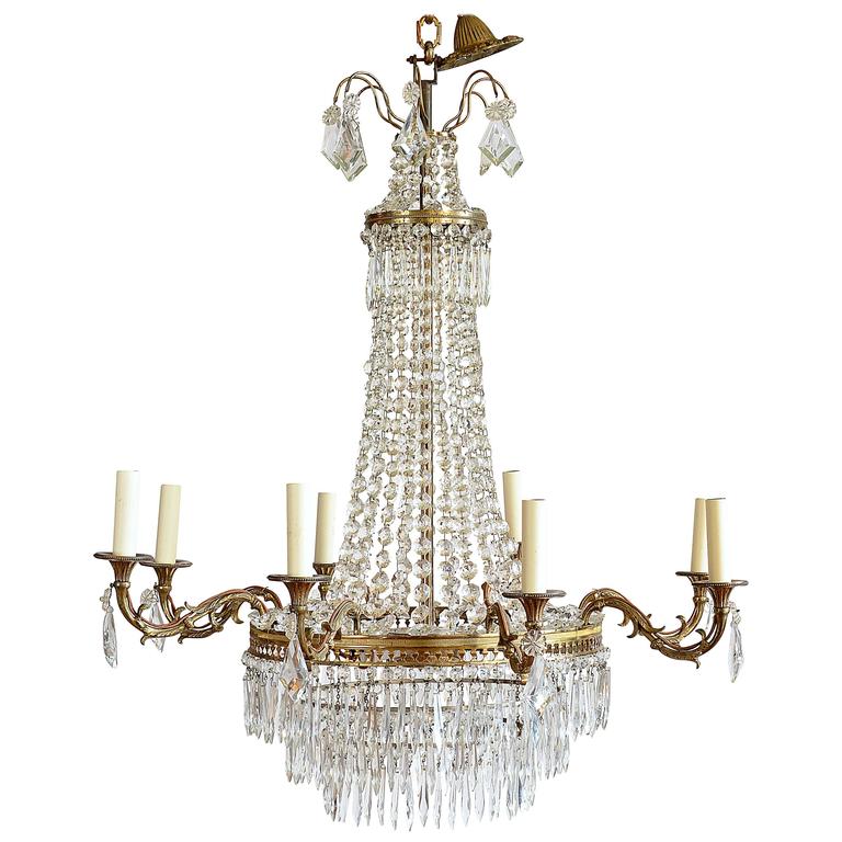 French Glass Chandeliers At 1stdibs French Glass Chandeliers For