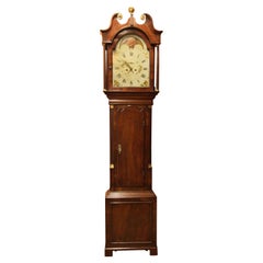 George III Painted Dial Grandfather Clock