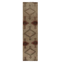 Vintage Persian Sarab Style Runner with Geometric Medallions, from Rug & Kilim