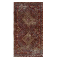 Vintage-Teppich im Samarkand-Stil mit geometrischen Mustern, von Rug & Kilim