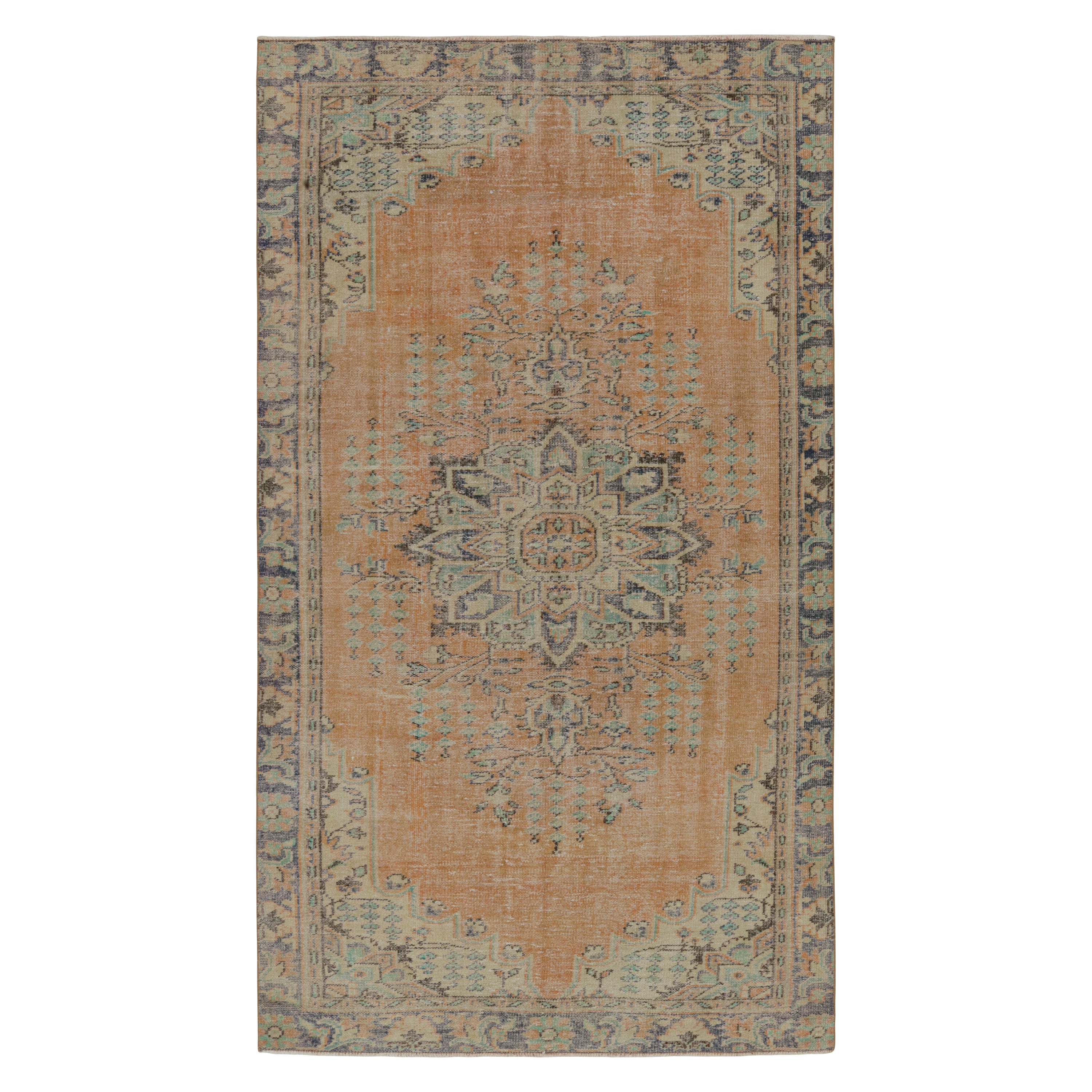 Vintage Zeki Müren Persian Style Rug with Central Medallion, from Rug & Kilim