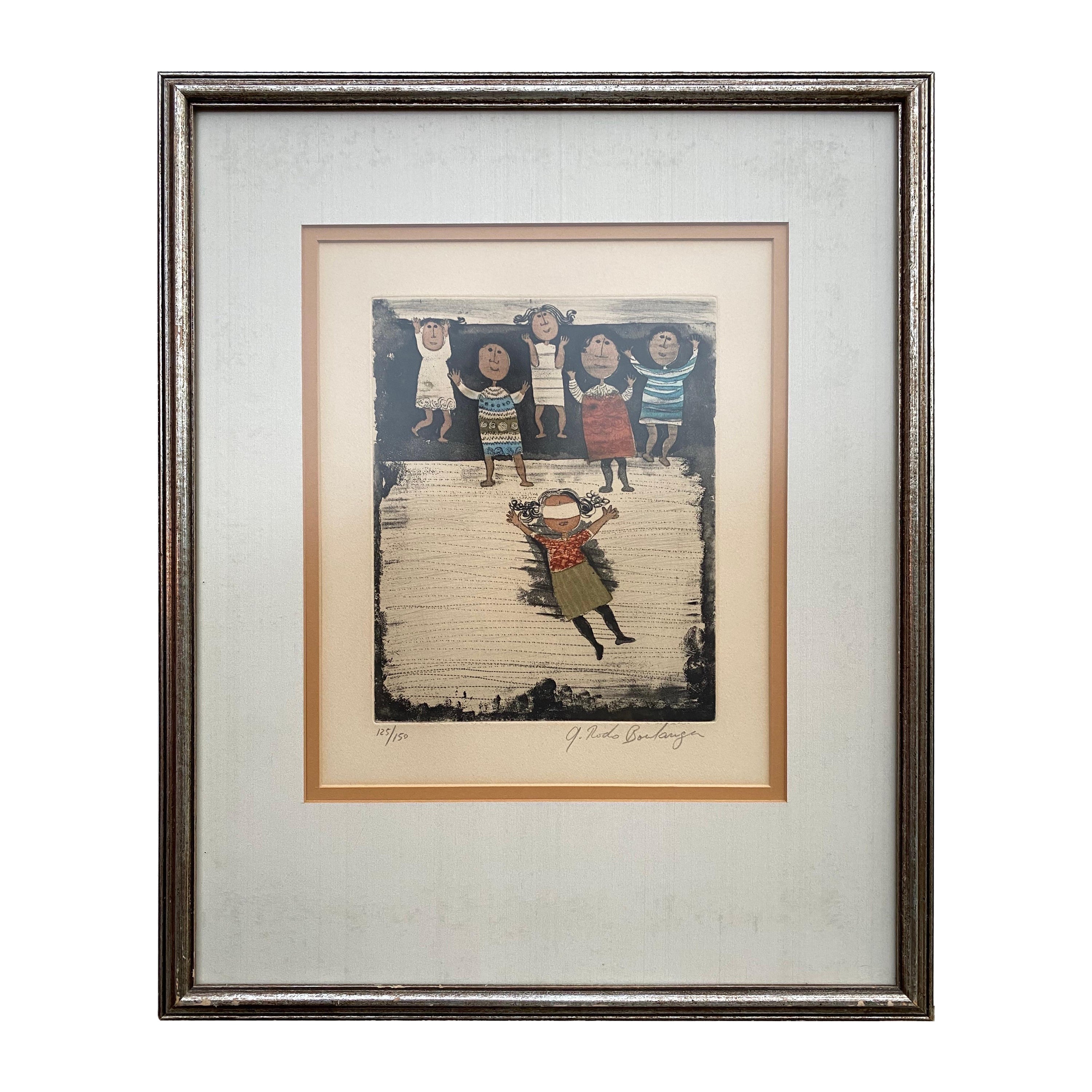 Graciela Rodo Boulanger Signed Color Litho 125/150 For Sale