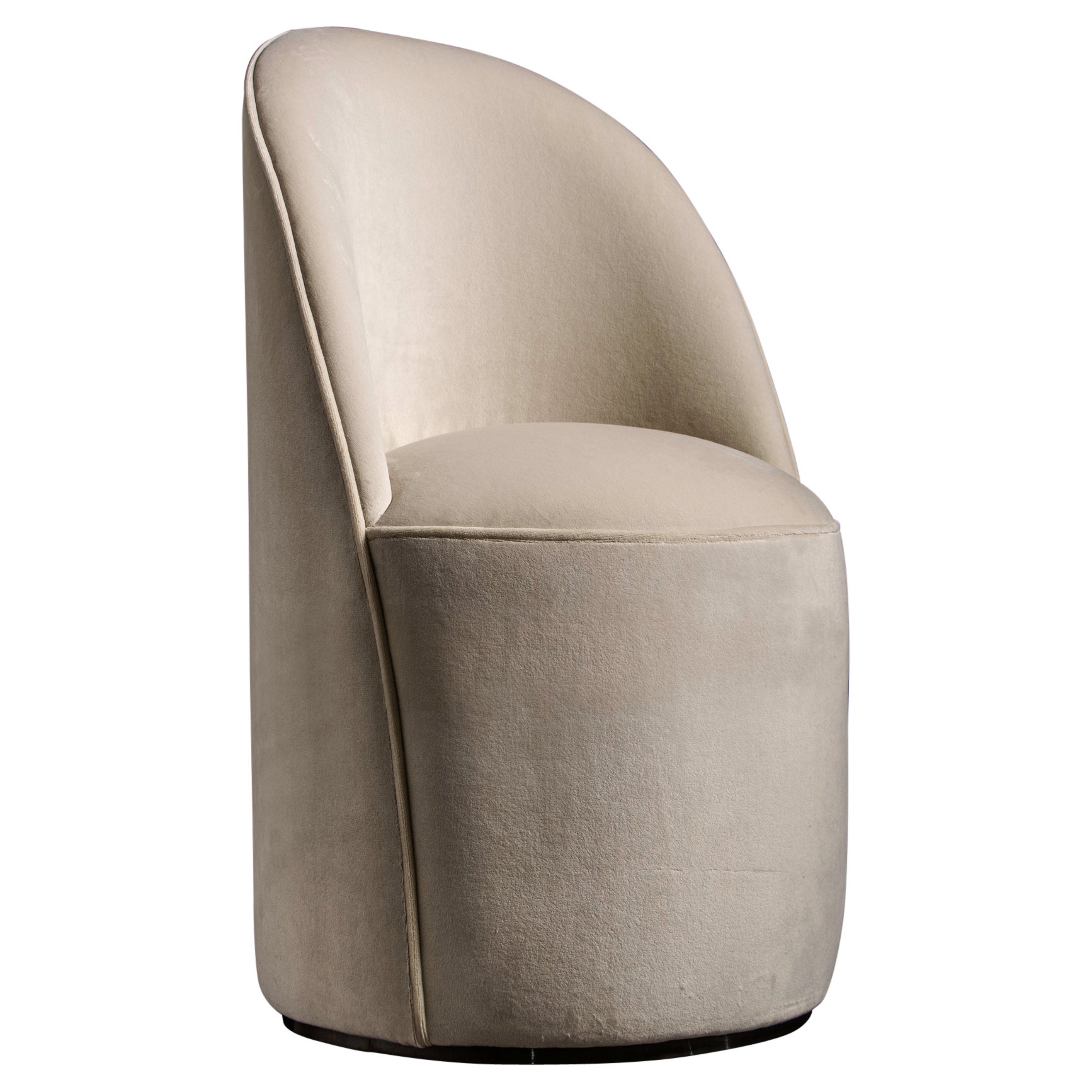 Modern Swivel Dressing Chair in Fabric or Leather from Costantini, Elisabetta For Sale