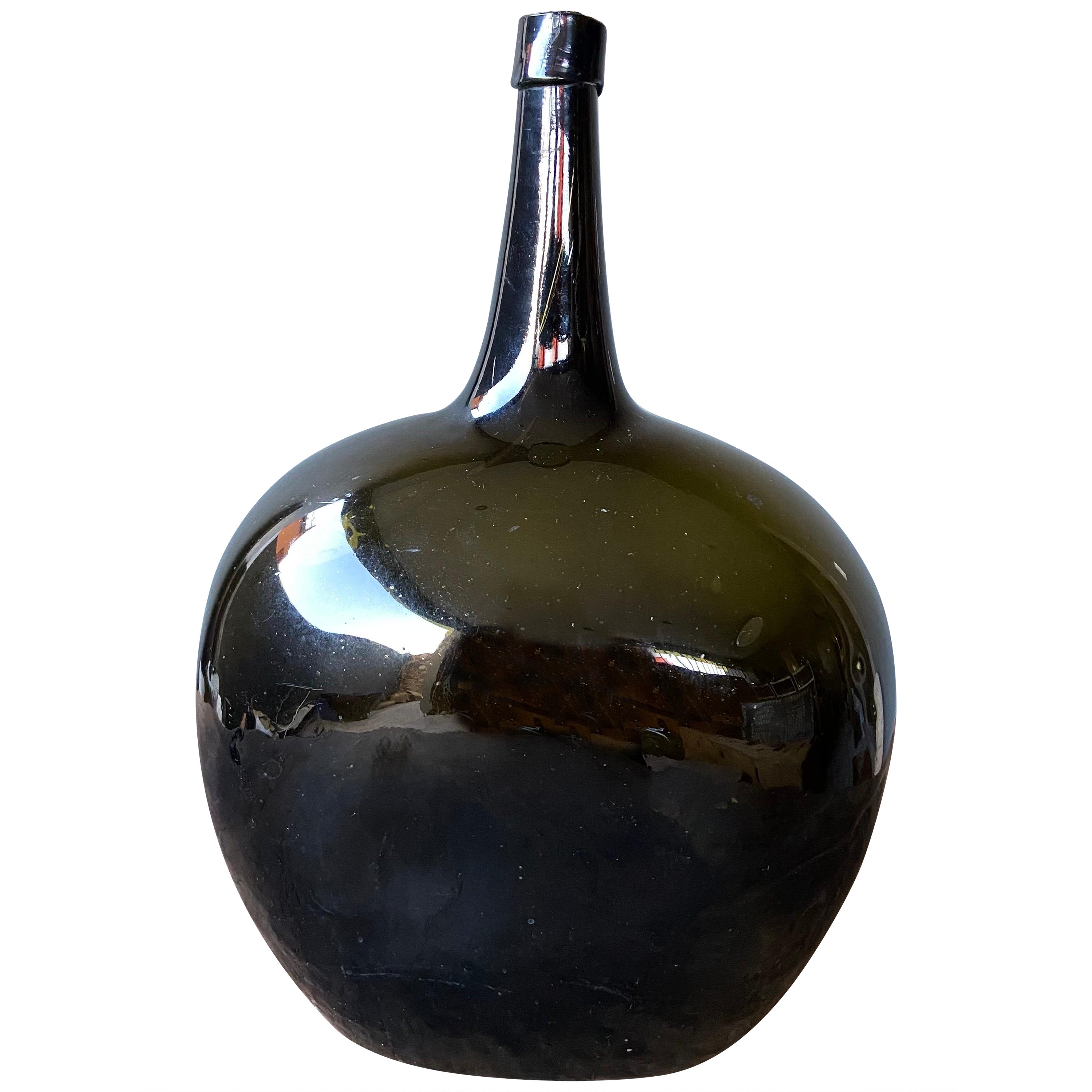 Early 20th Century HandBlown Demijohn From Mexico For Sale at 1stDibs