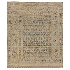 Antiker Persischer Meshad Handgefertigter Teppich Größe Angepasst