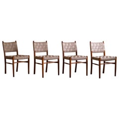 Used A Set of 4 Dining Chairs By Karl Schrøder for Fritz Hansen, "Model 1572", 1930s