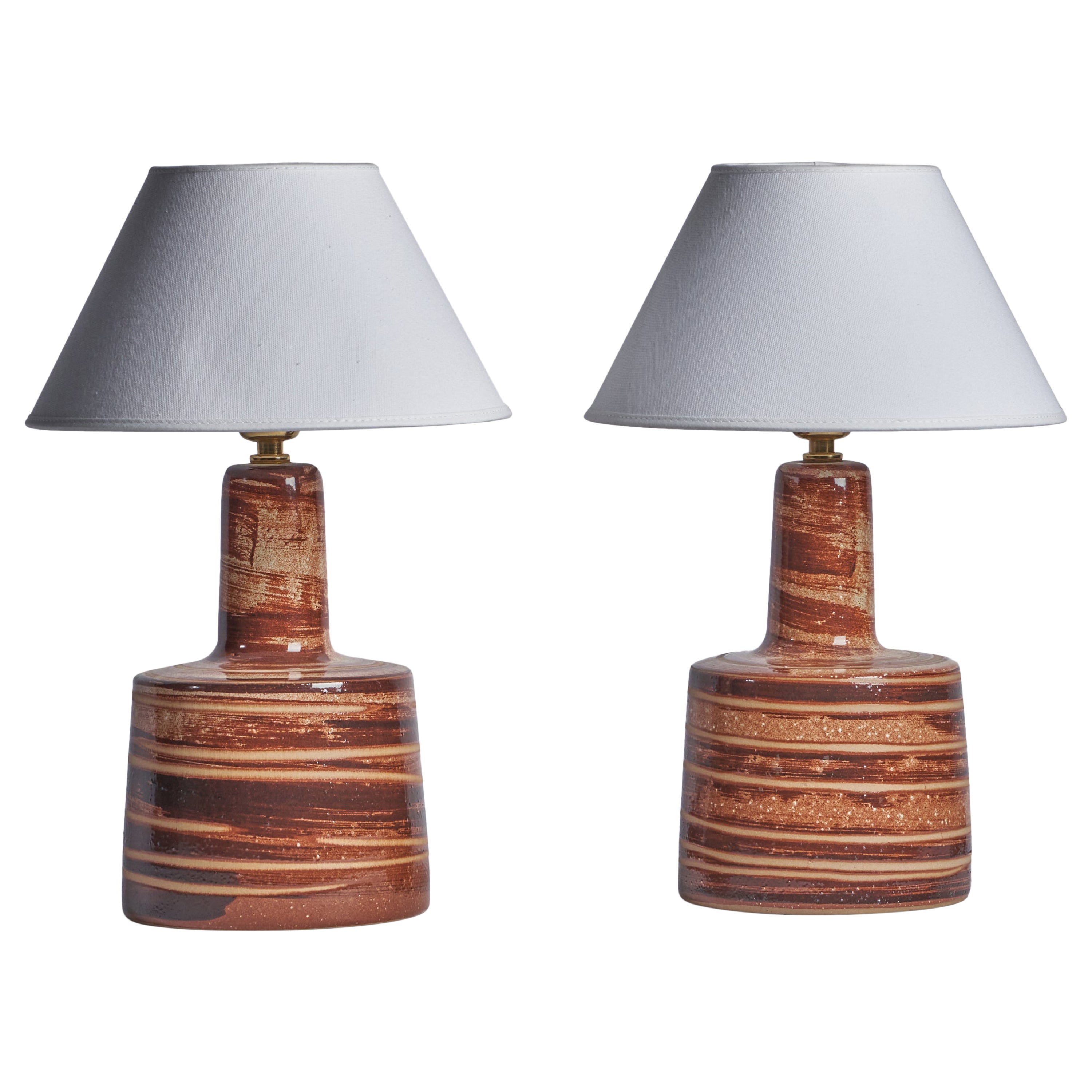 Jane & Gordon Martz, Table Lamps, Ceramic, USA, 1960s For Sale