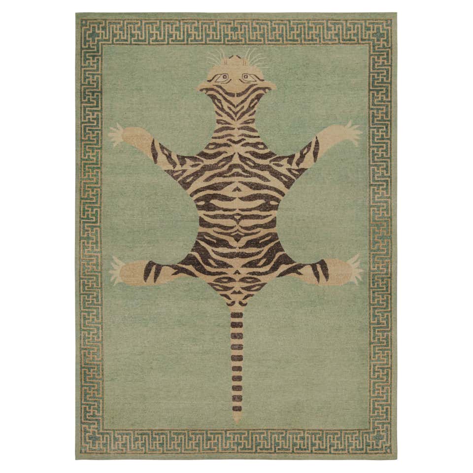 Tiger Rugs - 260 For Sale on 1stDibs | tibetan tiger rug, vintage tiger ...