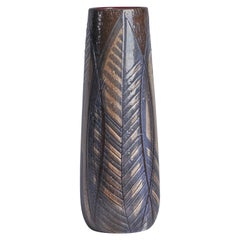 Retro Ingrid Atterberg, Floor Vase, Earthenware, Sweden, 1950s