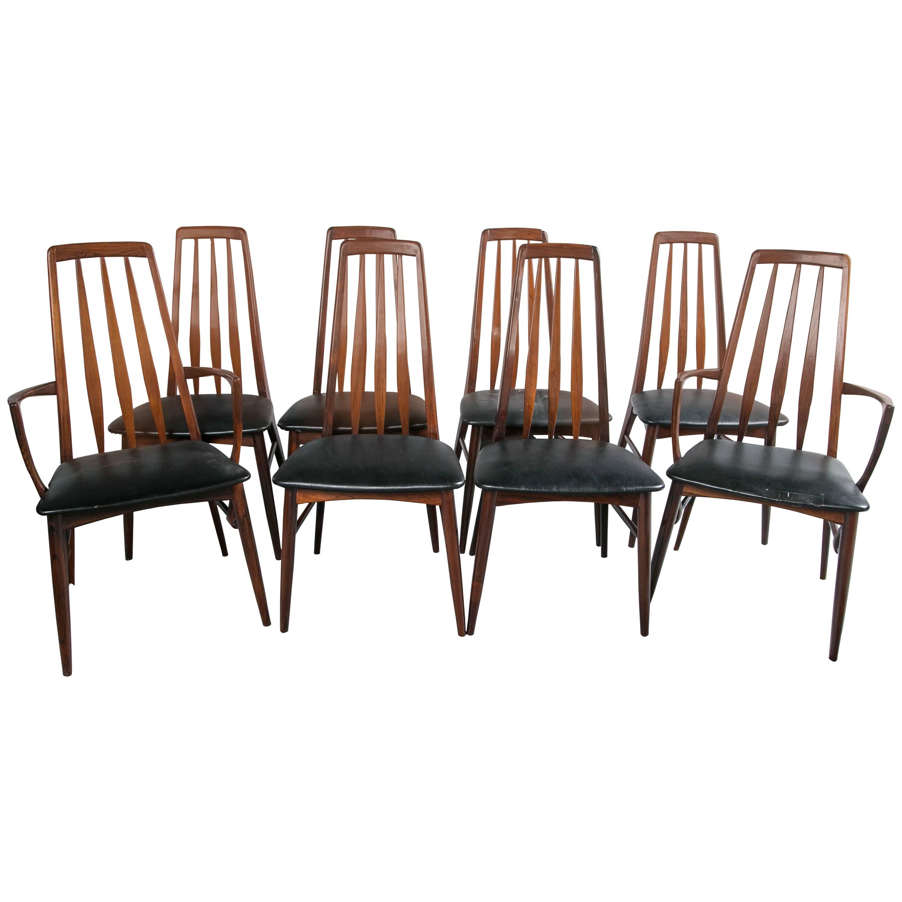 Set of Eight Niels Moller Eva Dining Chairs