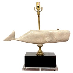 Vintage Whale lamp 1991, Bauer Lamp Co