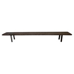 Andrianna Shamaris Teak Wood Long Bench