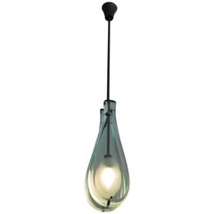  Fontana Arte Modern Glass Pendant.