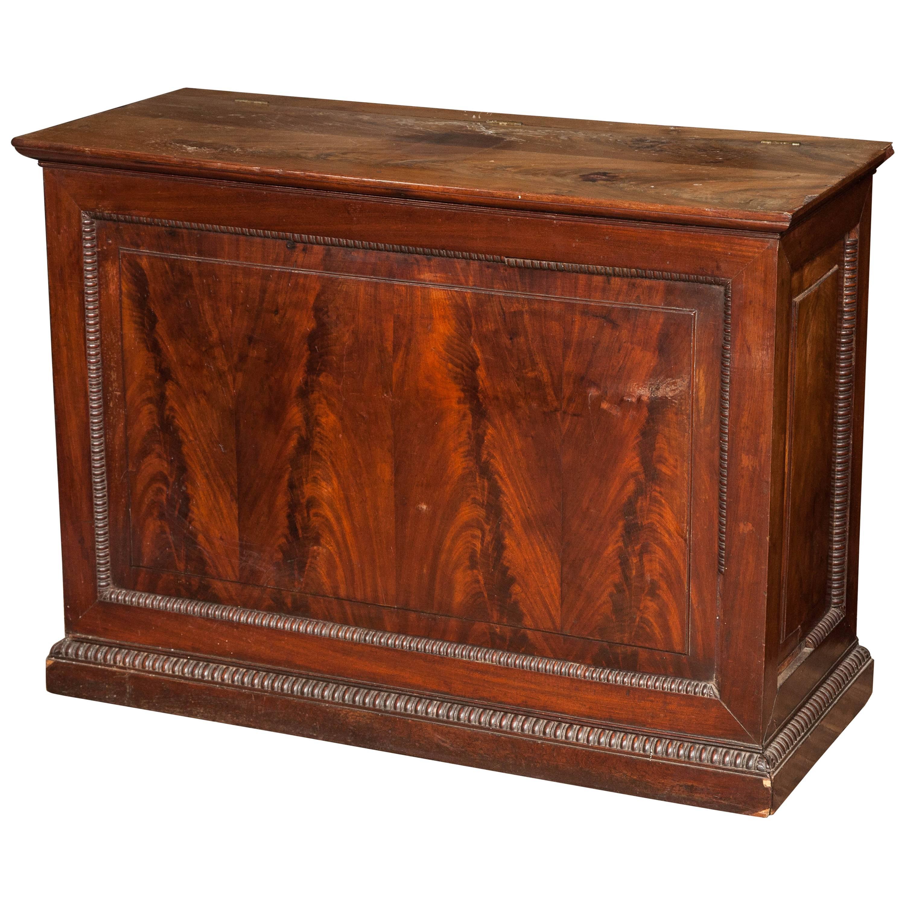 William IV Carved Oak Specimen Cabinet