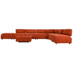 Retro Eight Piece Sectional Sofa by Adrian Pearsall for Craft, 1970s