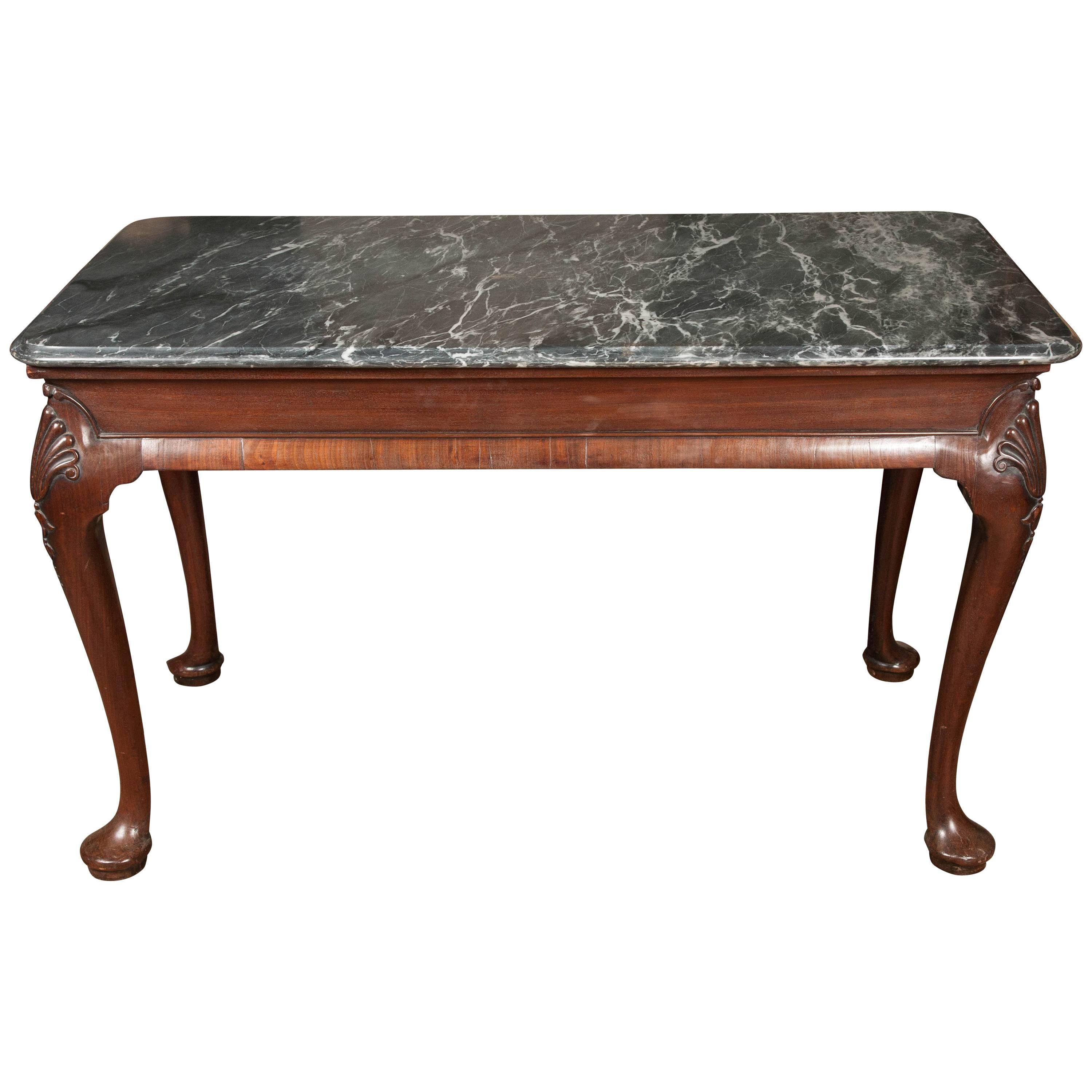 George II Mahogany Side Table For Sale