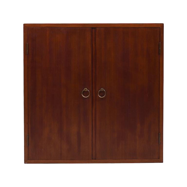 1930s/40s. Fine Danish Wall Mounted Make Up Cabinet For Sale