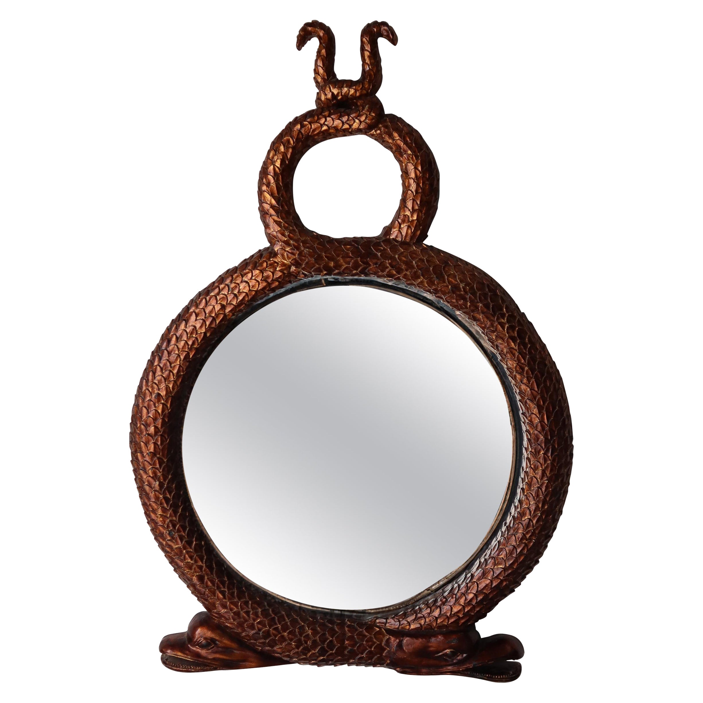 Large 54" Serpent Snake Wall Mirror