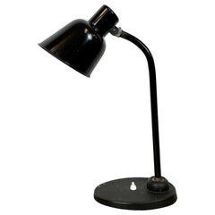 Vintage Black Table Lamp by Christian Dell for BUR Bunte & Remmler, 1930s