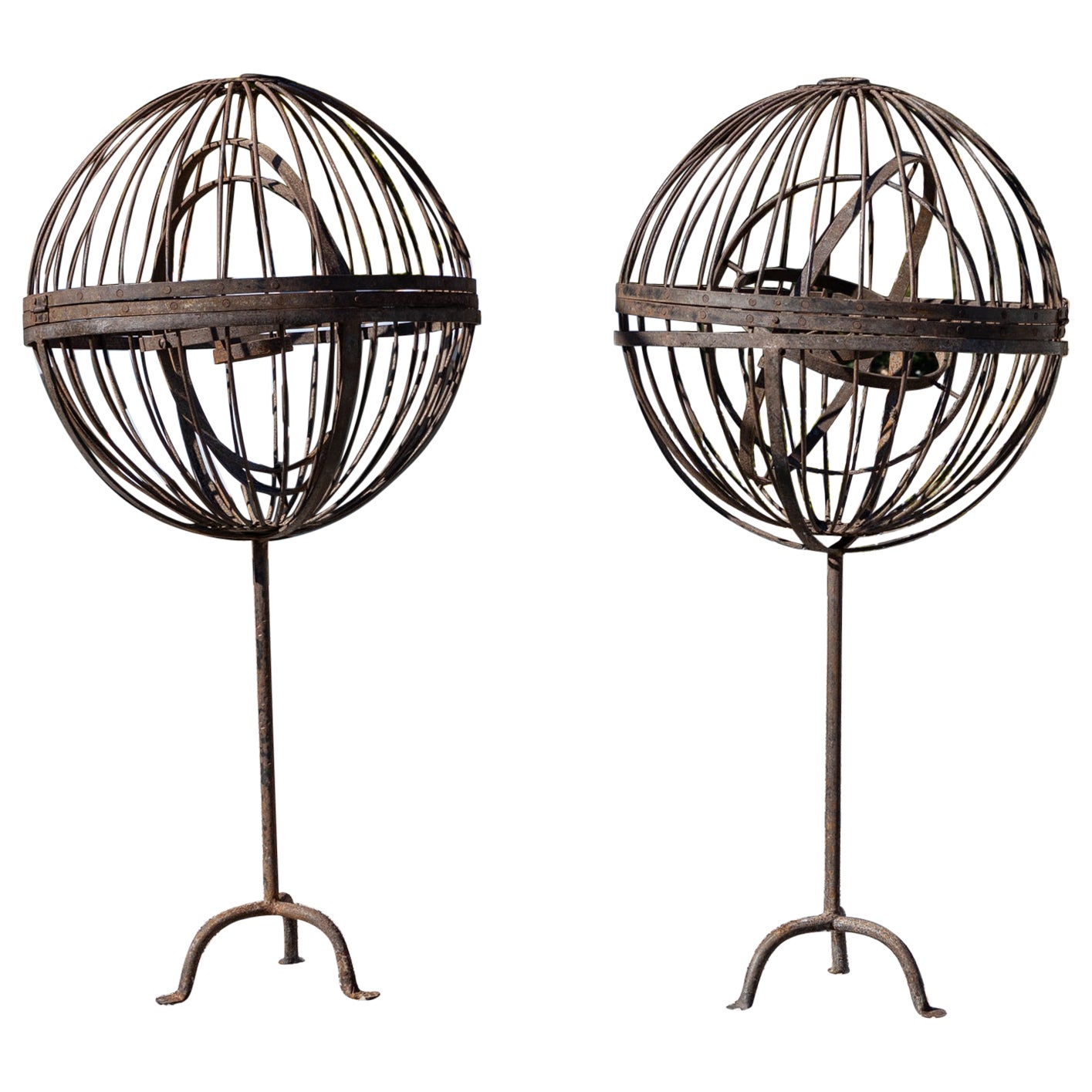 Iron ship's lanterns, 20th century For Sale