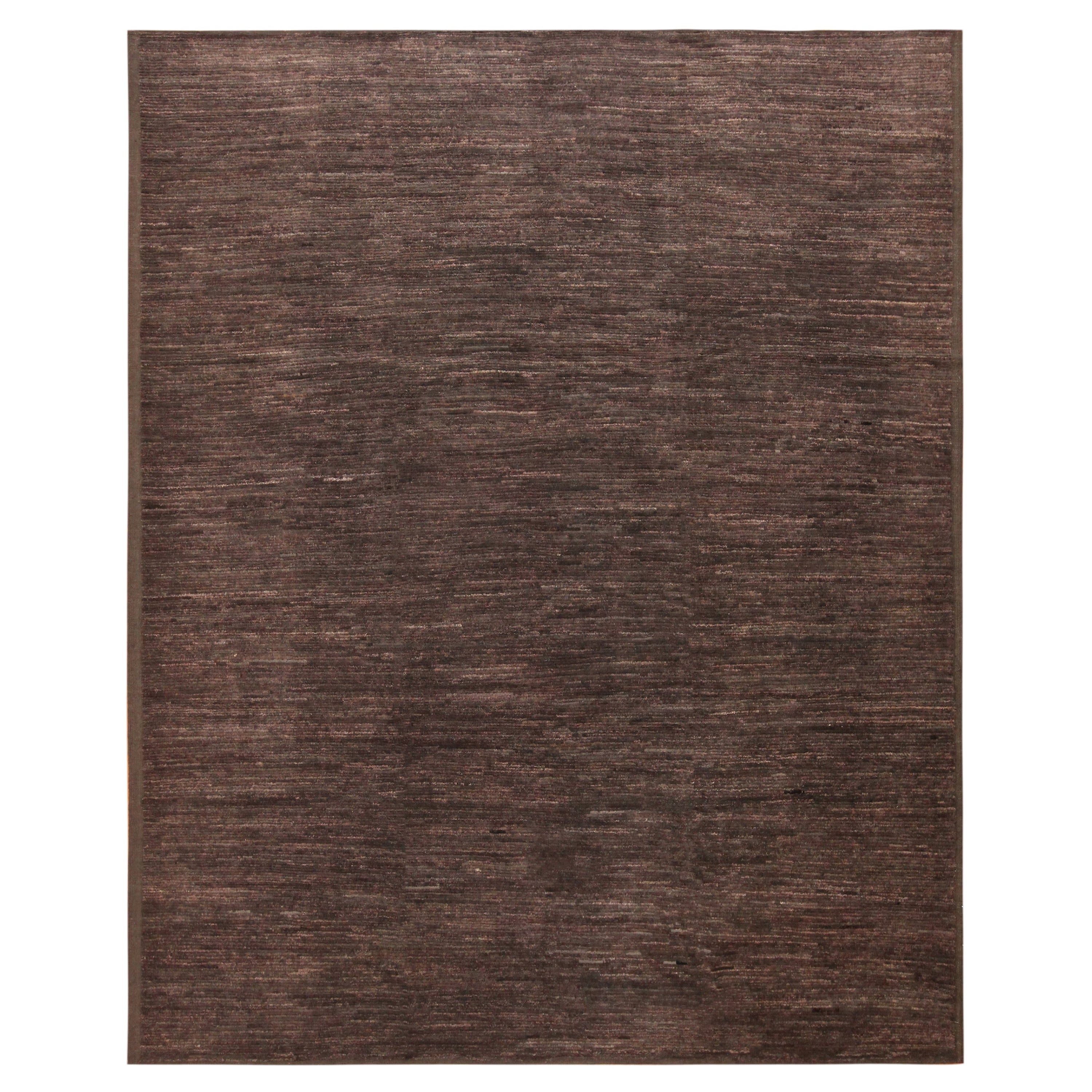 Nazmiyal Collection Minimalist Contemporary Rug.  9 ft 6 in x 11 ft 8 in For Sale