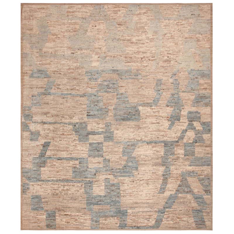 Nazmiyal Collection Earthy Tones Modern Decorative Rug. 9 ft 3 in x 12 ...