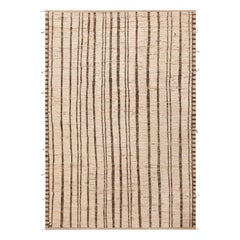 Collection Nazmiyal Collection Tribal Stripe Design Contemporary Rug.  9 ft 6 in x 13 ft 7 