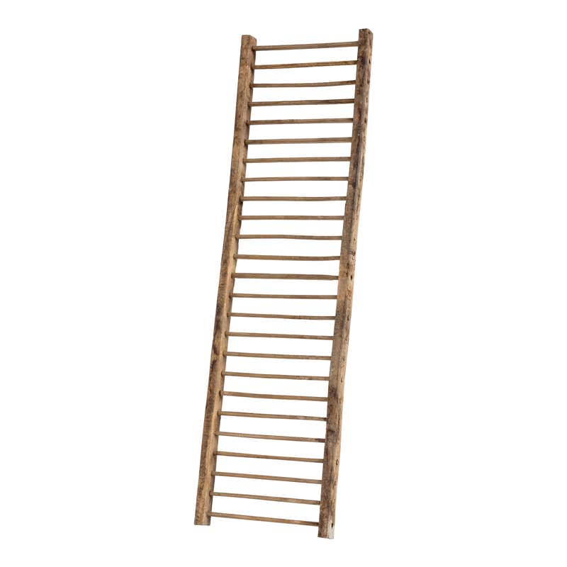Rustic Art Populaire Ladder, France, 20th Century For Sale at 1stDibs