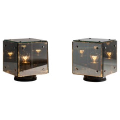 Paar „Prismar“-Tischlampen von Studio Arditi für Nucleo Sormani