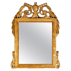 Gilded Wood Mirror - Louis XVI - Sacred Heart Devotion - Period : XVIIIth