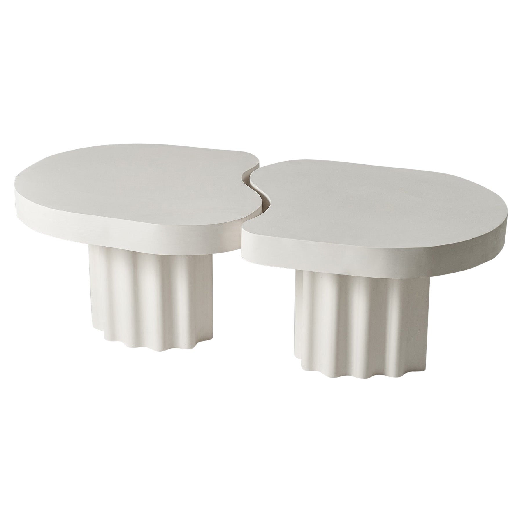 Ensemble de 2 tables basses Organic Edge n° 1 de Perler