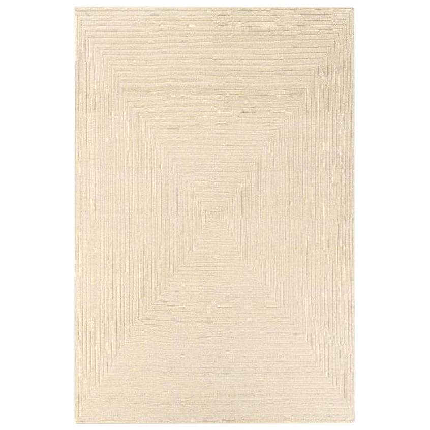 Contemporary handmade rug. Geometric Design. 3.00 x 2.50 m. For Sale