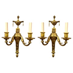 Antique 1920's Caldwell Neoclassic Sconces