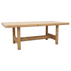 Rainer Daumiller Raw Pine Dining Table or Executive Desk