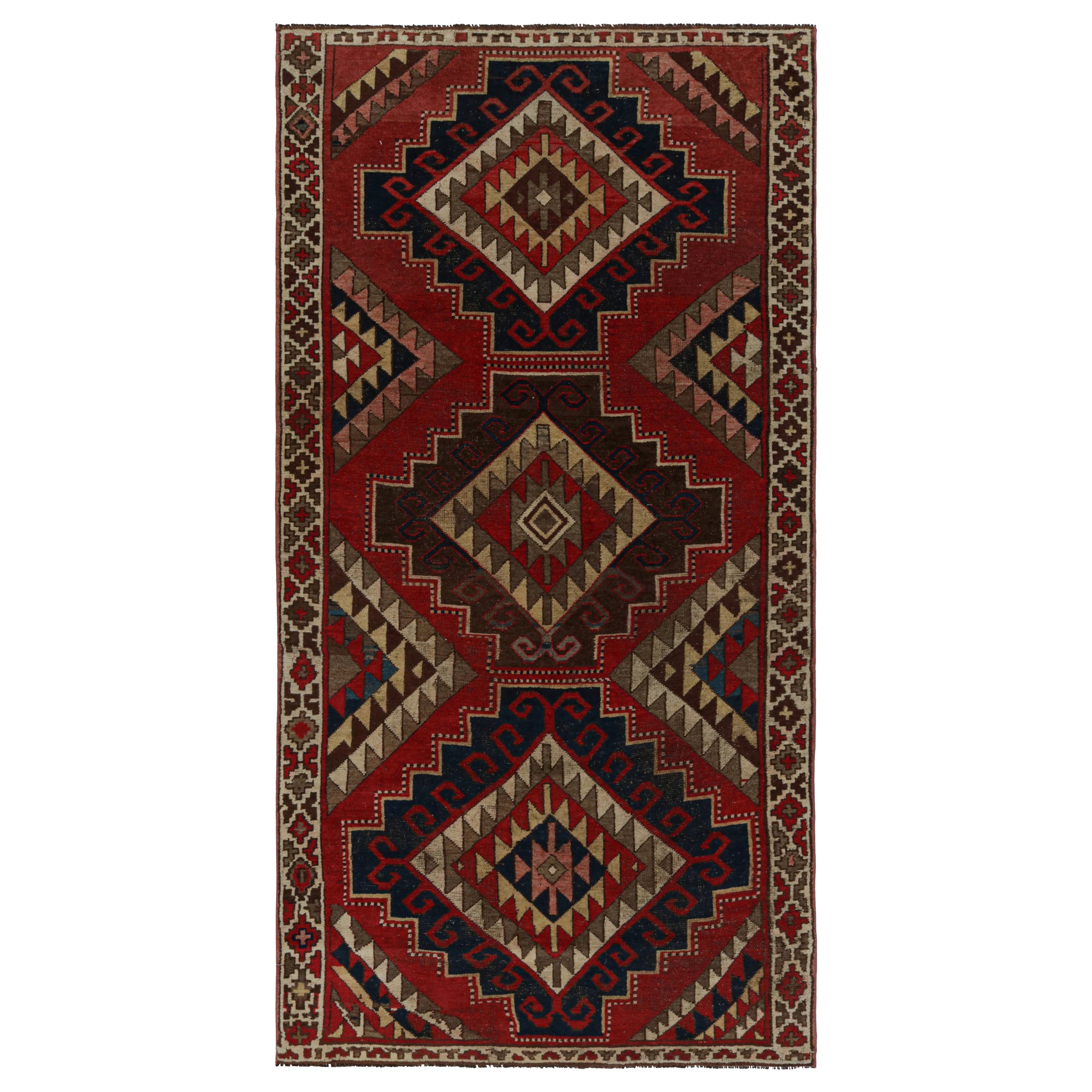 Vintage Turkish Rug, with All-Over Geometric Patterns, from Rug & Kilim For Sale