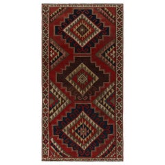 Retro Turkish Rug, with All-Over Geometric Patterns, from Rug & Kilim