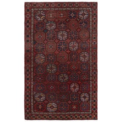 Tapis turc vintage à motifs géométriques, de Rug & Kilim