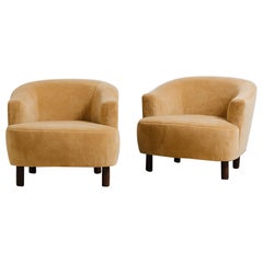 Retro A Pair of Midcentury Selig Armchairs Chairs